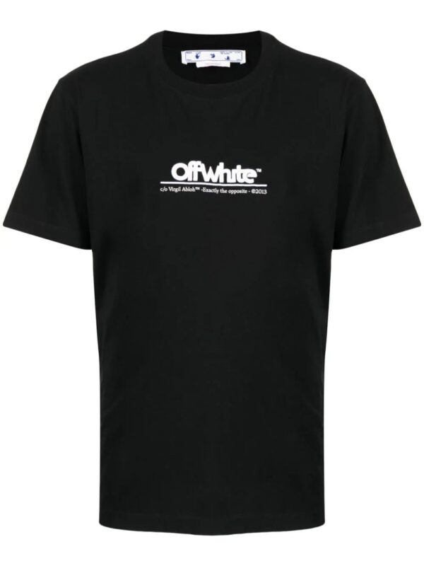 Off-White  logo-embroidered T-shirt