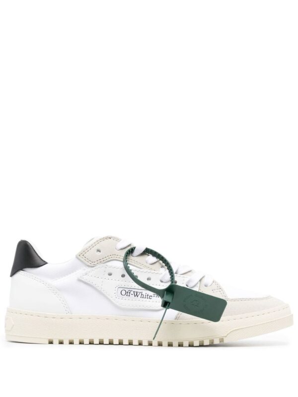 Off-White logo-patch lace-up sneakers