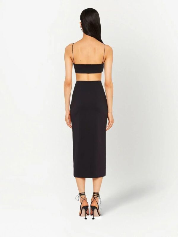 Miu Miu  high-waist stretch midi skirt - Image 4