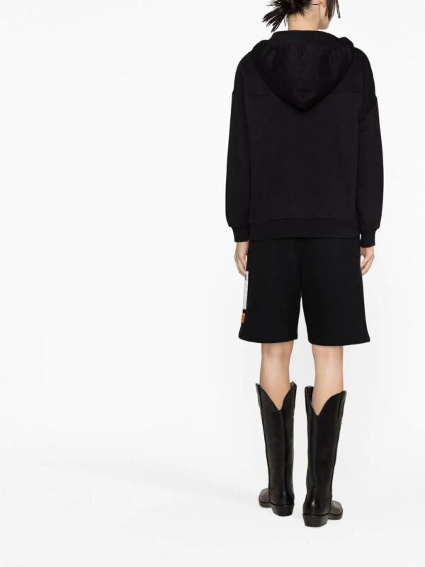 Alexander McQueen  logo-print drawstring hoodie - Image 4