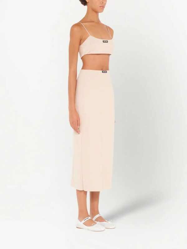 Miu Miu  high-waist midi skirt - Image 3
