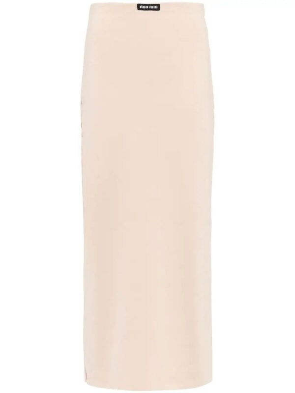 Miu Miu  high-waist midi skirt