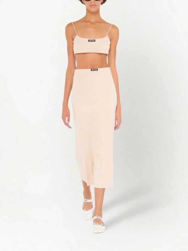 Miu Miu  high-waist midi skirt - Image 2
