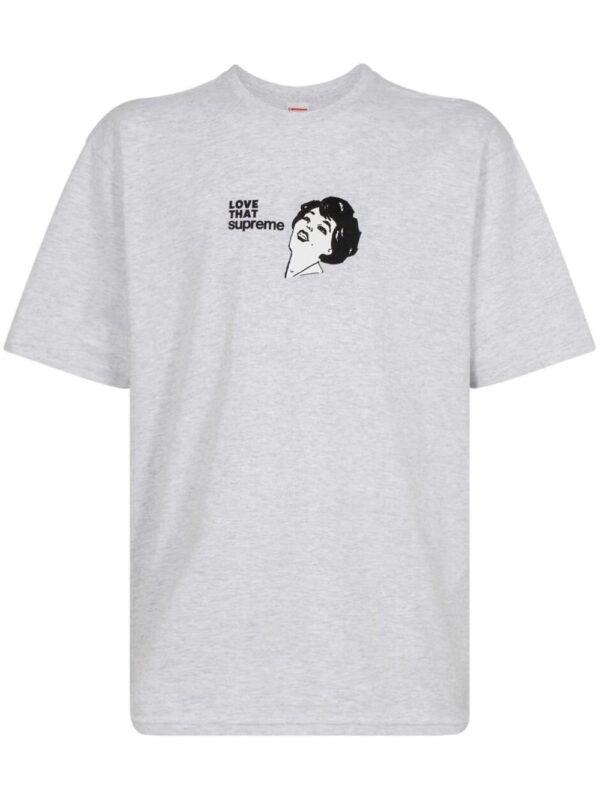 Supreme  Love That-print cotton T-shirt
