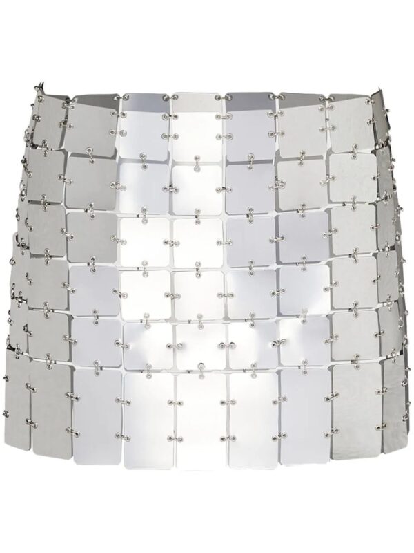 Prada  chainmail-effect miniskirt