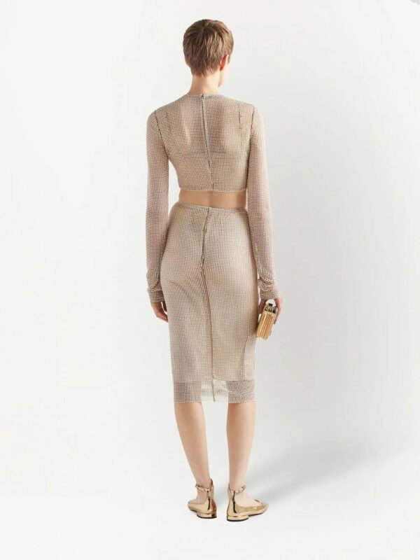 Prada  beaded mesh pencil skirt - Image 3