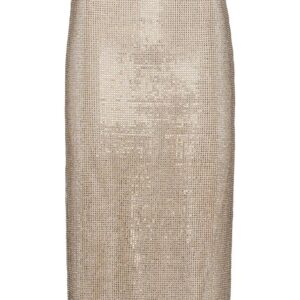 Prada  embellished-mesh midi skirt