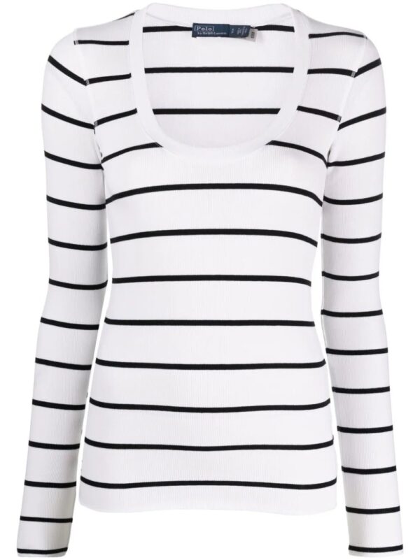 Polo Ralph Lauren  striped long-sleeve sweatshirt