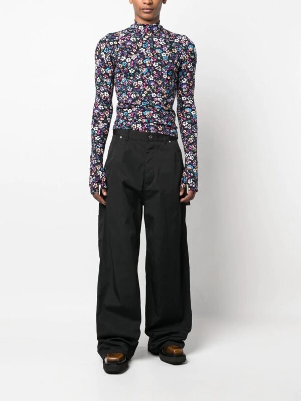 Off-White  floral-print long-sleeve T-shirt - Image 2