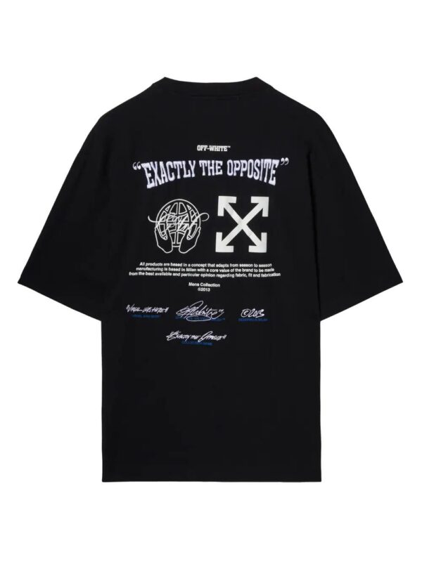 Off-White  embroidered logo T-shirt - Image 2