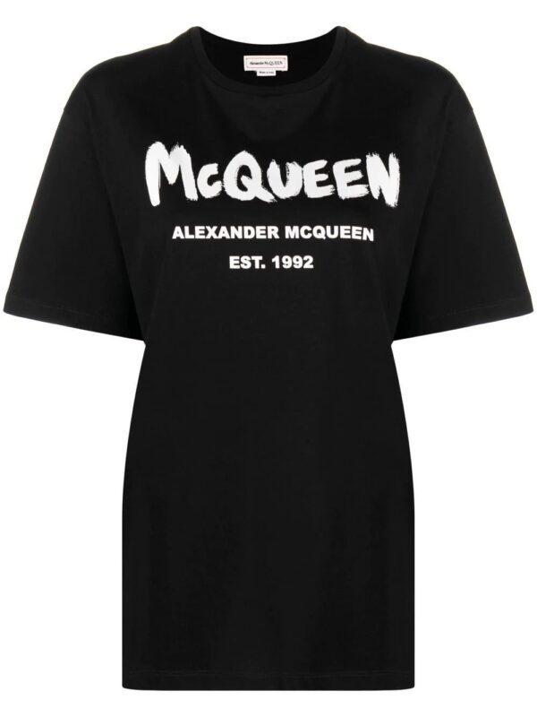 Alexander McQueen  logo-print cotton T-shirt