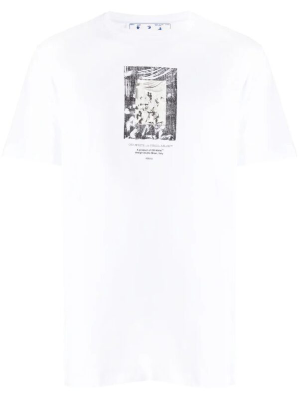 Off-White  graphic-print cotton T-shirt