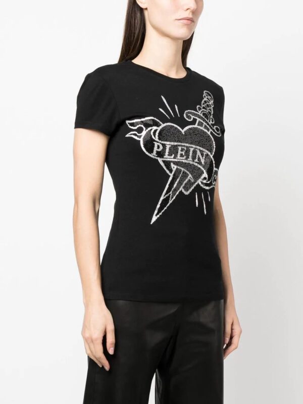 Philipp Plein  logo-embellishment T-shirt - Image 3