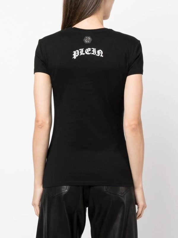 Philipp Plein  logo-embellishment T-shirt - Image 4