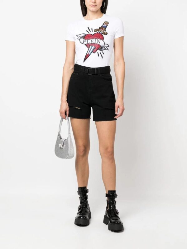 Philipp Plein  embellished-logo detail T-shirt - Image 2