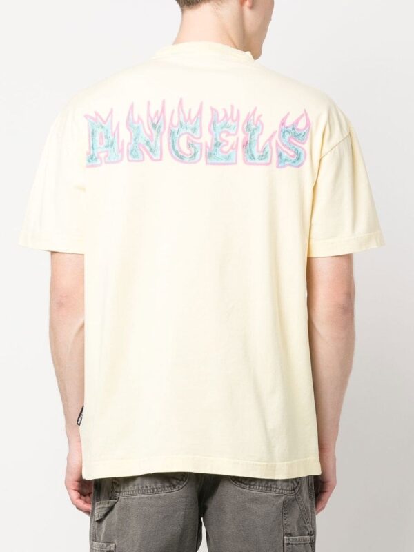 Palm Angels  Flames logo-print T-shirt - Image 3