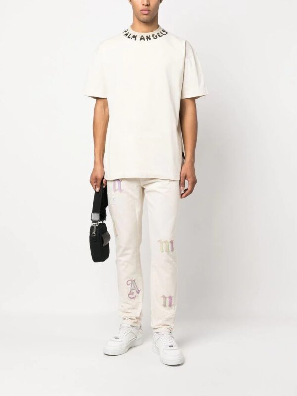 Palm Angels  logo-print cotton T-shirt - Image 2