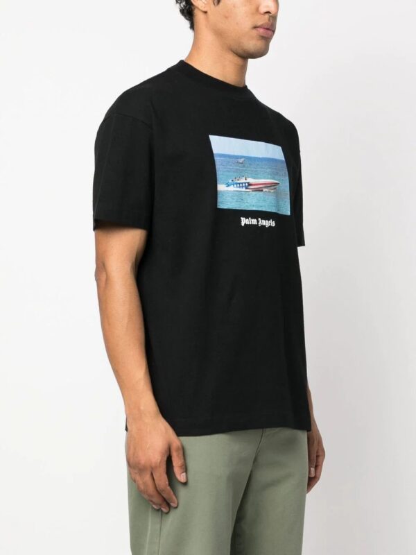 Palm Angels  Getty Speedboat-print T-shirt - Image 3