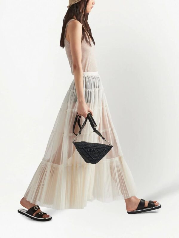 Prada  pleated tulle maxi skirt - Image 3
