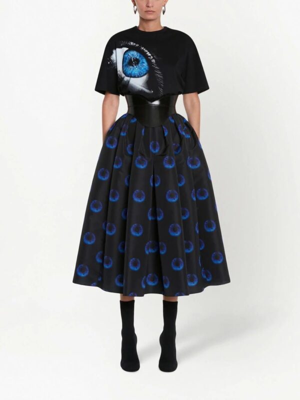 Alexander McQueen  iris graphic print T-shirt - Image 2