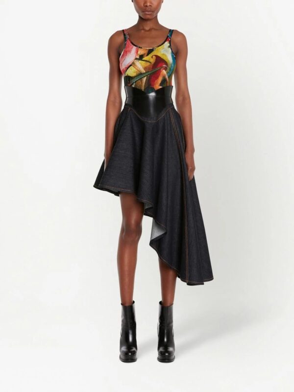 Alexander McQueen  Hieronymus Bosch-print jersey bodysuit - Image 2