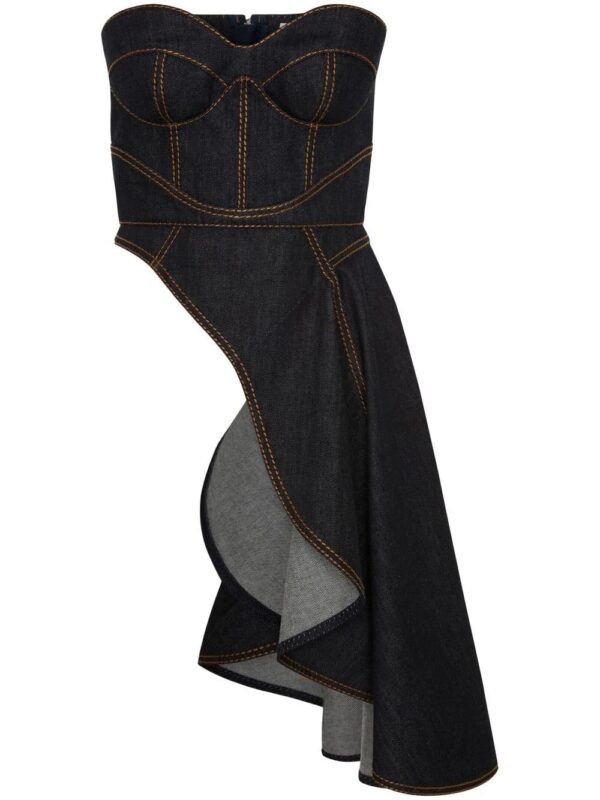 Alexander McQueen  asymmetric denim shirt
