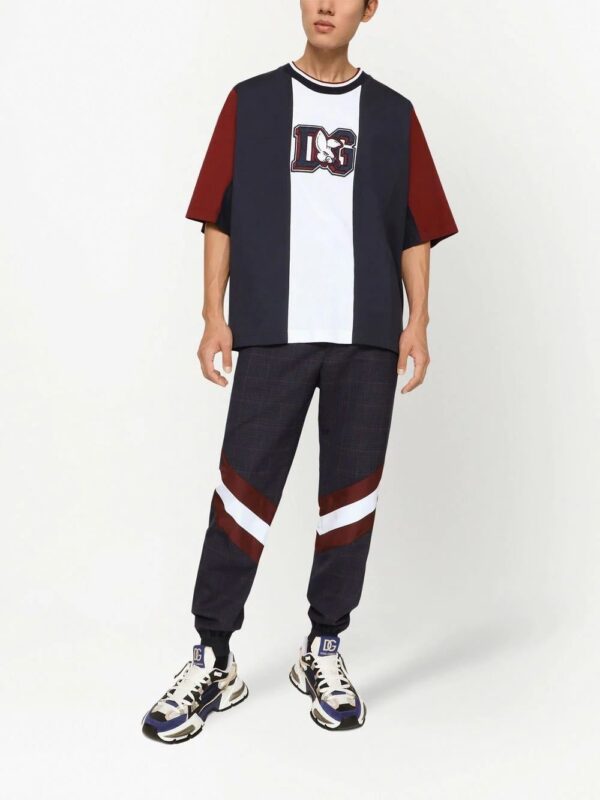 Dolce & Gabbana  striped logo-print T-shirt - Image 2