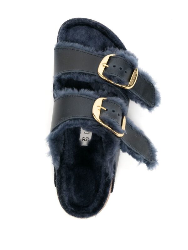 Birkenstock  Arizona two-strap shearling sandals - Image 4