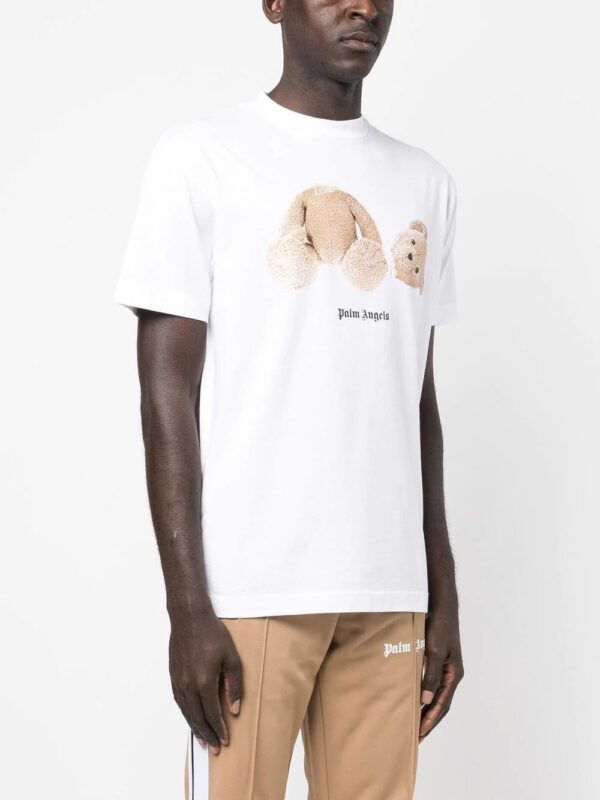 Palm Angels  Bear-print classic T-shirt - Image 3