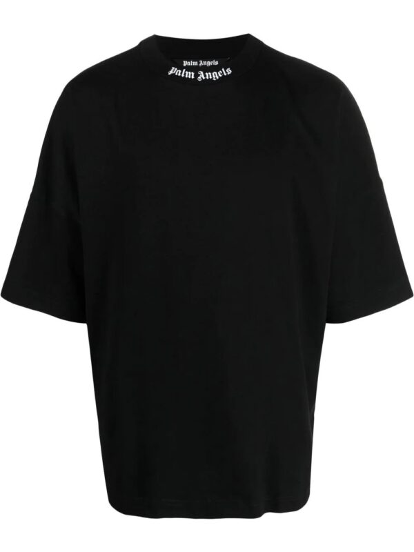 Palm Angels logo-print oversize T-shirt