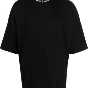 Palm Angels logo-print oversize T-shirt