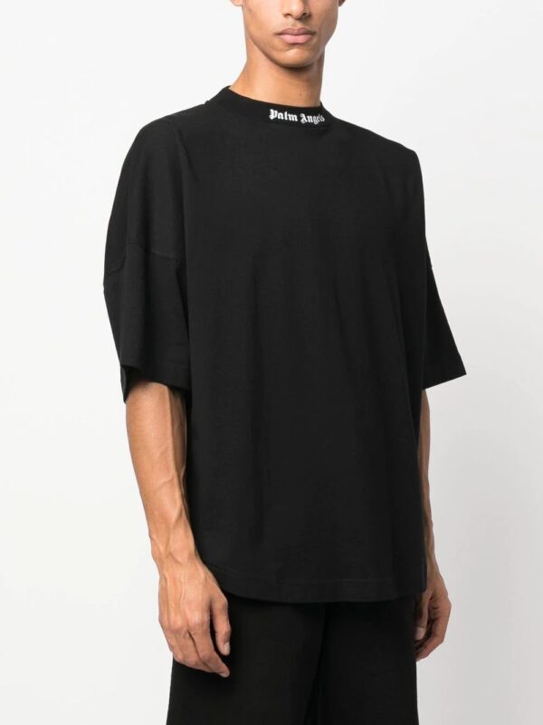 Palm Angels  logo-print oversize T-shirt - Image 4