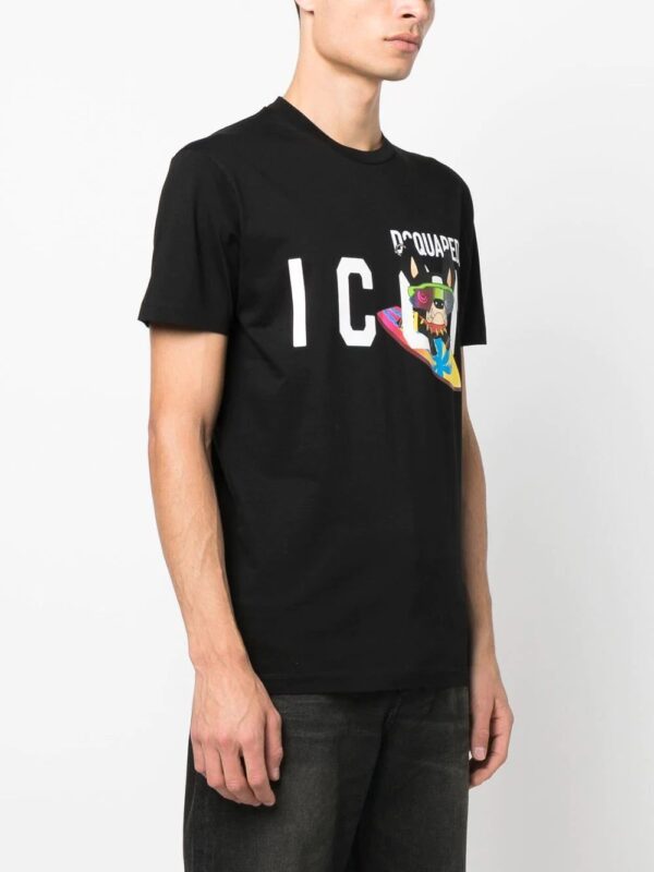 Dsquared2  Icon graphic-print T-shirt - Image 3