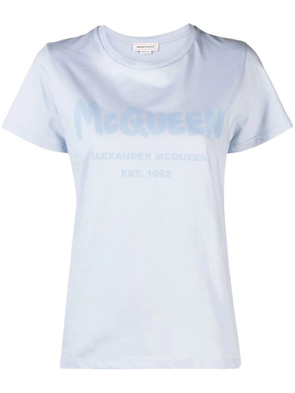 Alexander McQueen  graffiti logo T-shirt