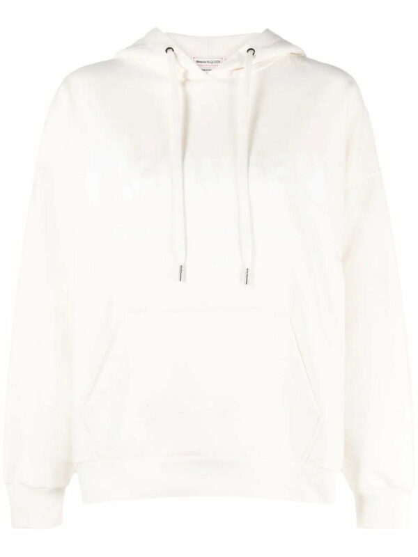Alexander McQueen  logo-print drawstring hoodie
