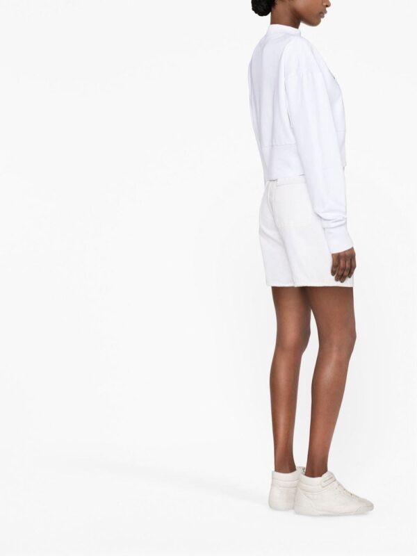 Balmain logo-print cotton sweatshirt - Image 3