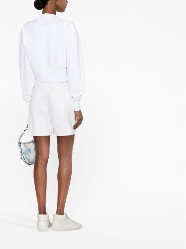 Balmain logo-print cotton sweatshirt - Image 4
