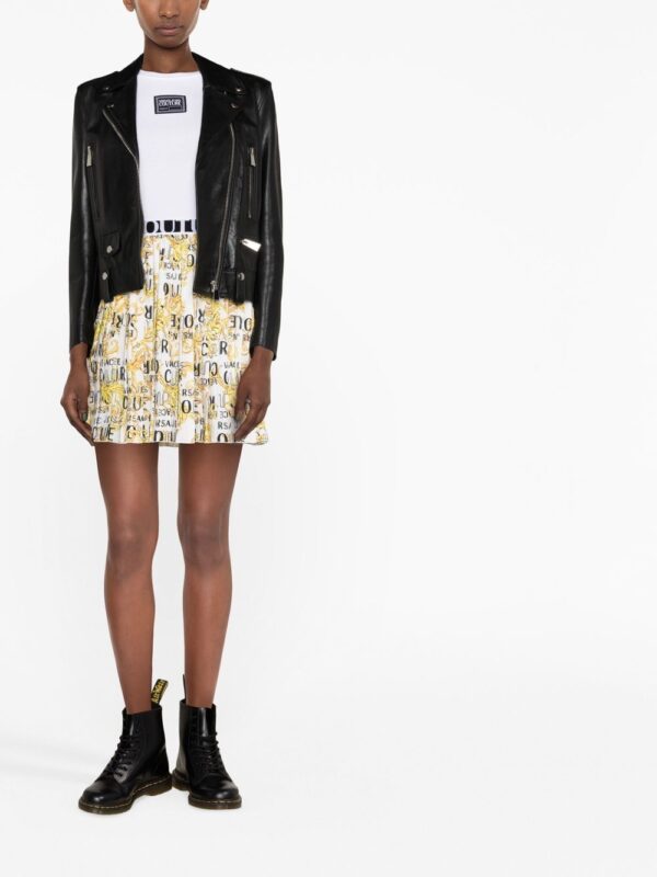 Versace Jeans Couture  baroque-print pleated skirt - Image 2