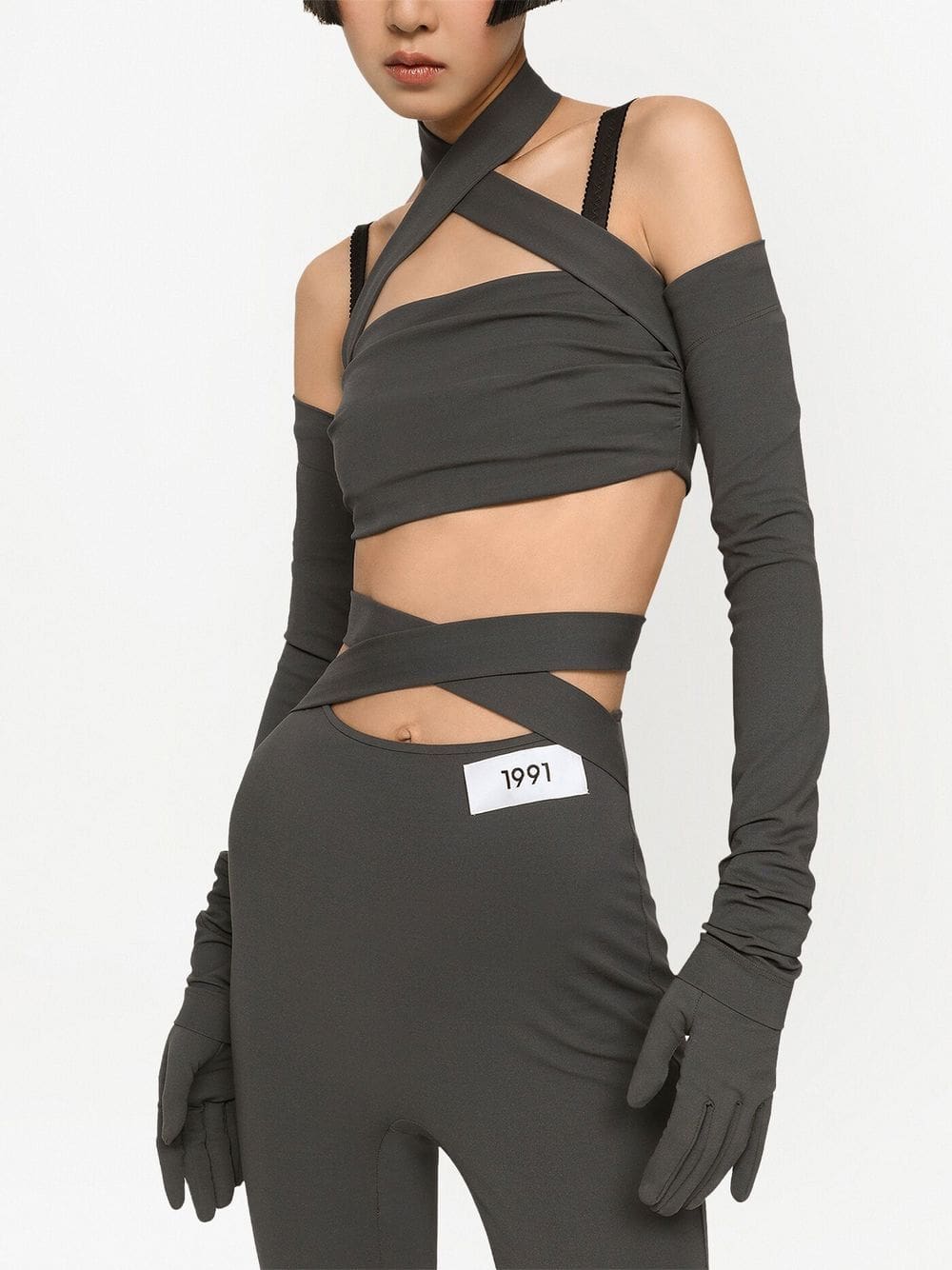 Dolce & Gabbana KIM DOLCE&GABBANA halterneck crop top - Image 5