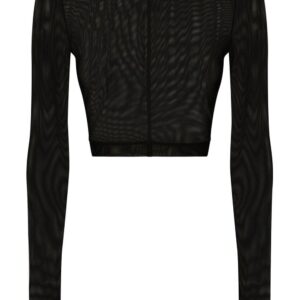 Dolce & Gabbana KIM DOLCE&GABBANA tulle crop top