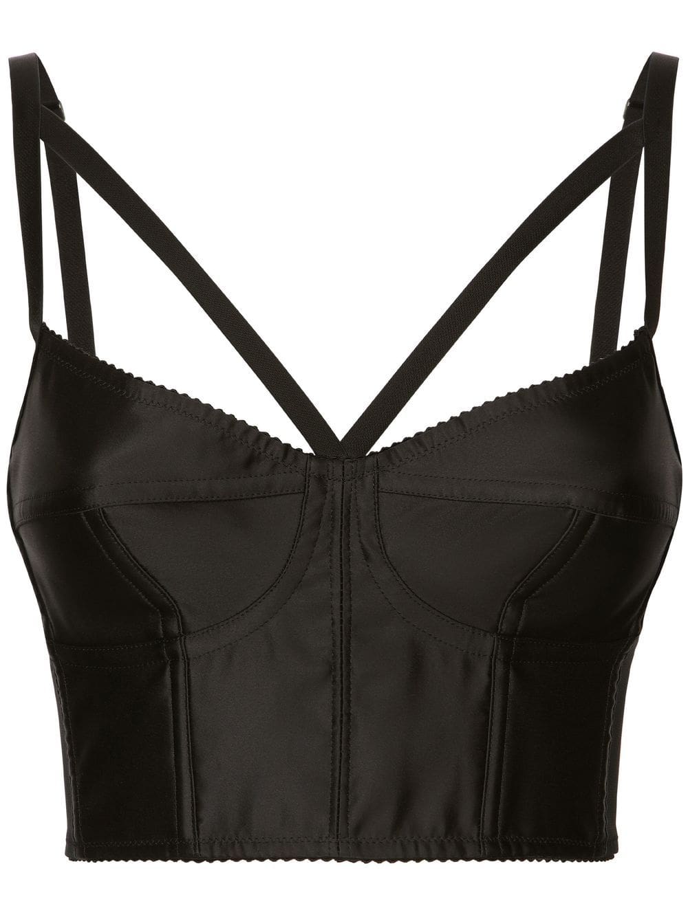 Dolce & Gabbana KIM DOLCE&GABBANA strap-detail bustier top