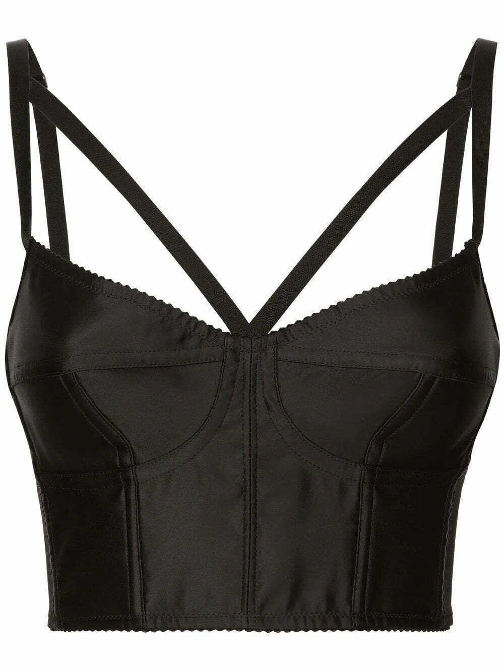 Dolce & Gabbana KIM DOLCE&GABBANA strap-detail bustier top