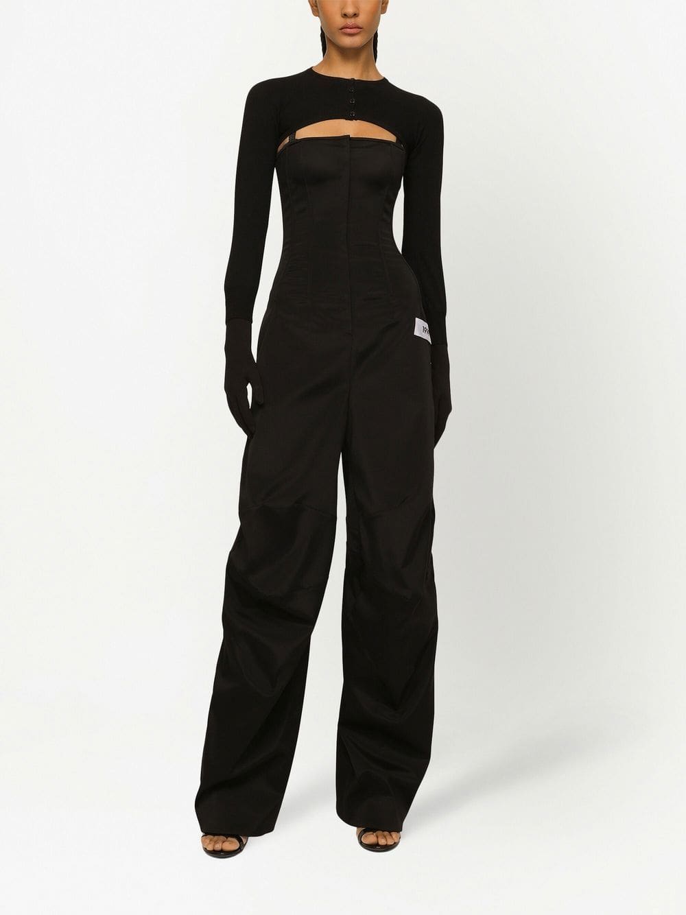 Dolce & Gabbana KIM DOLCE&GABBANA cropped button-fastening cardigan - Image 3