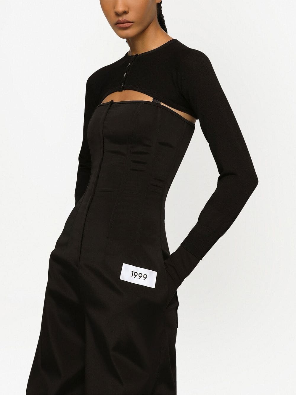 Dolce & Gabbana KIM DOLCE&GABBANA cropped button-fastening cardigan - Image 5