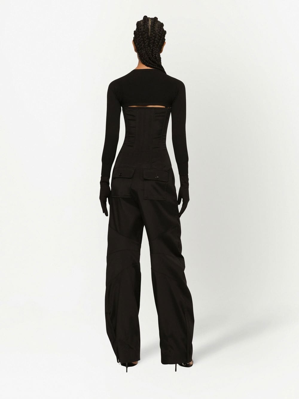 Dolce & Gabbana KIM DOLCE&GABBANA cropped button-fastening cardigan - Image 4