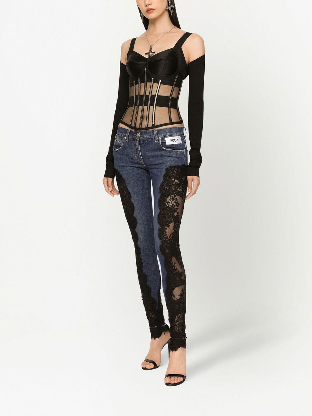 Dolce & Gabbana KIM DOLCE&GABBANA stretch bolero jacket - Image 3