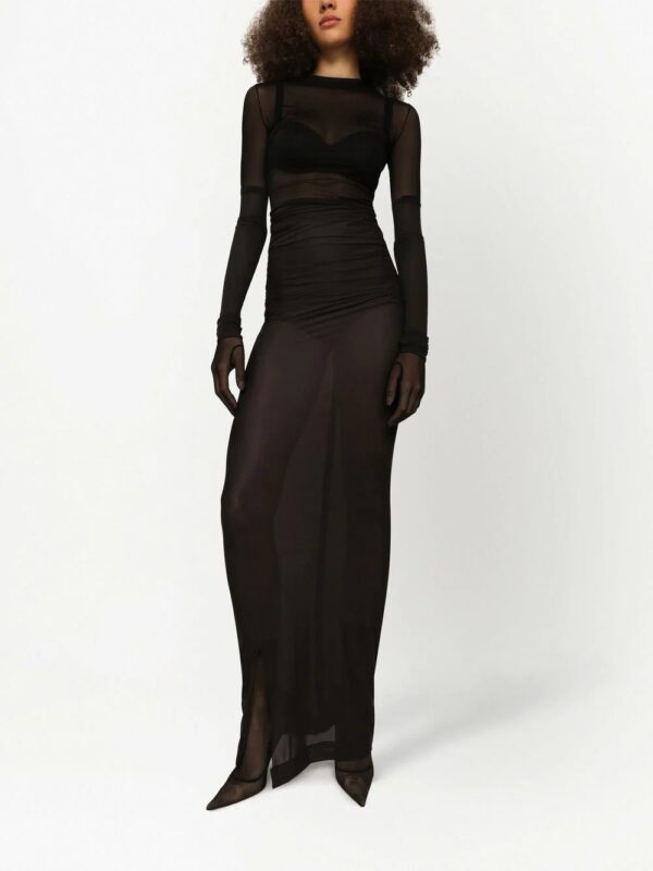 Dolce & Gabbana  KIM DOLCE&GABBANA sheer floor-length skirt - Image 2
