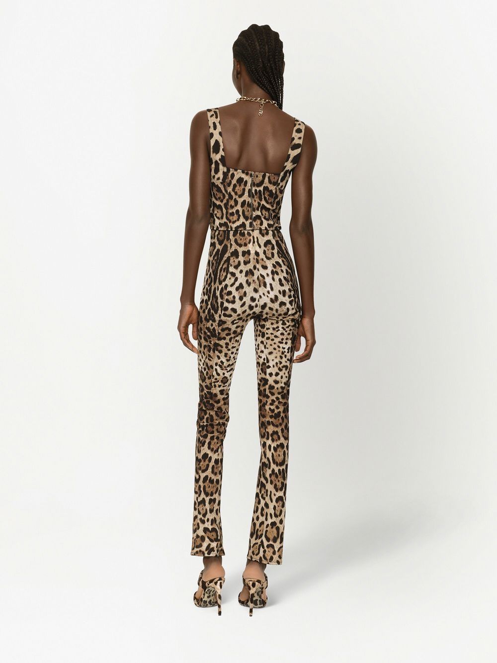 Dolce & Gabbana KIM DOLCE&GABBANA leopard-print corset top - Image 4