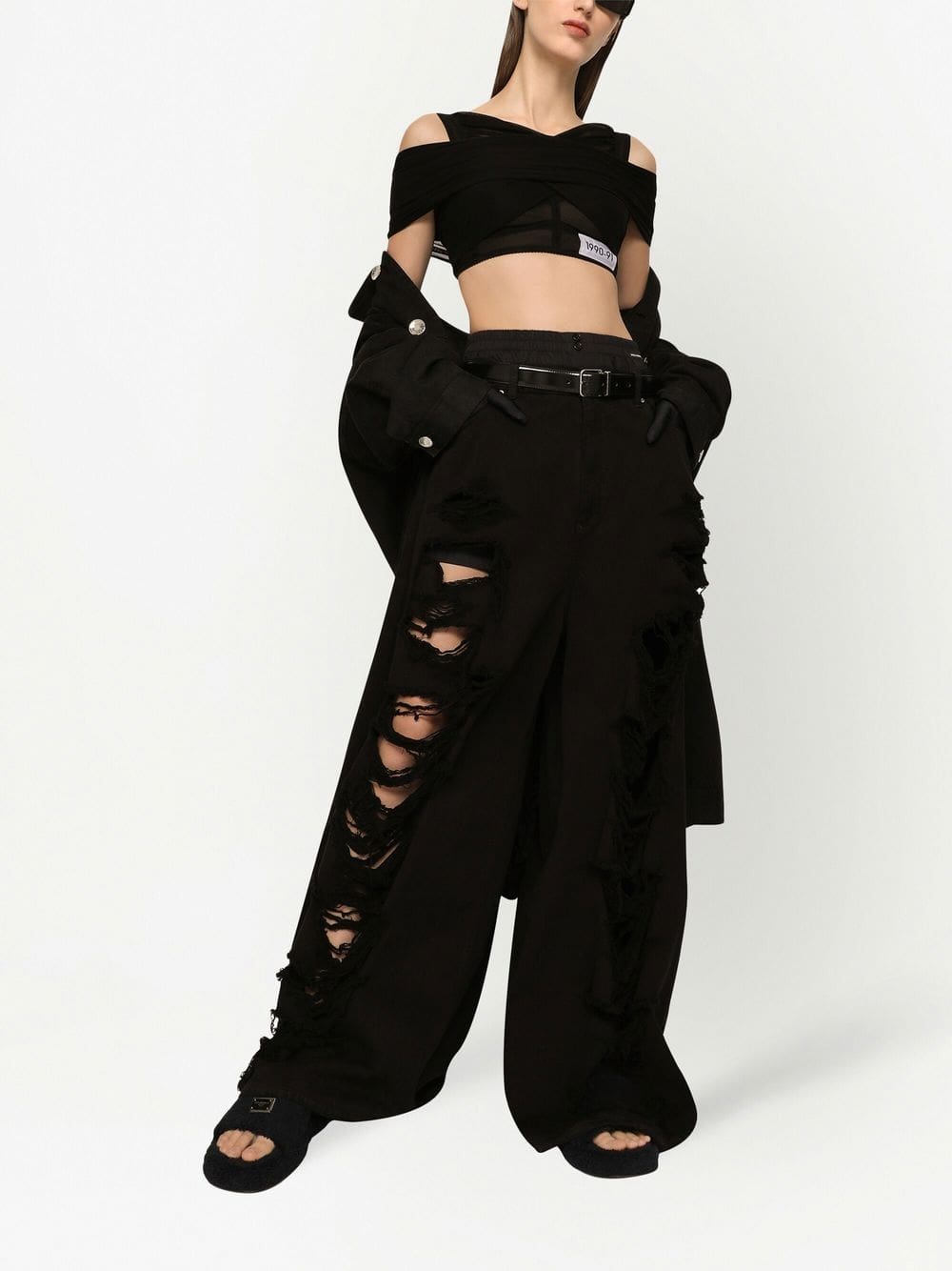 Dolce & Gabbana KIM DOLCE&GABBANA organzine crop top - Image 2