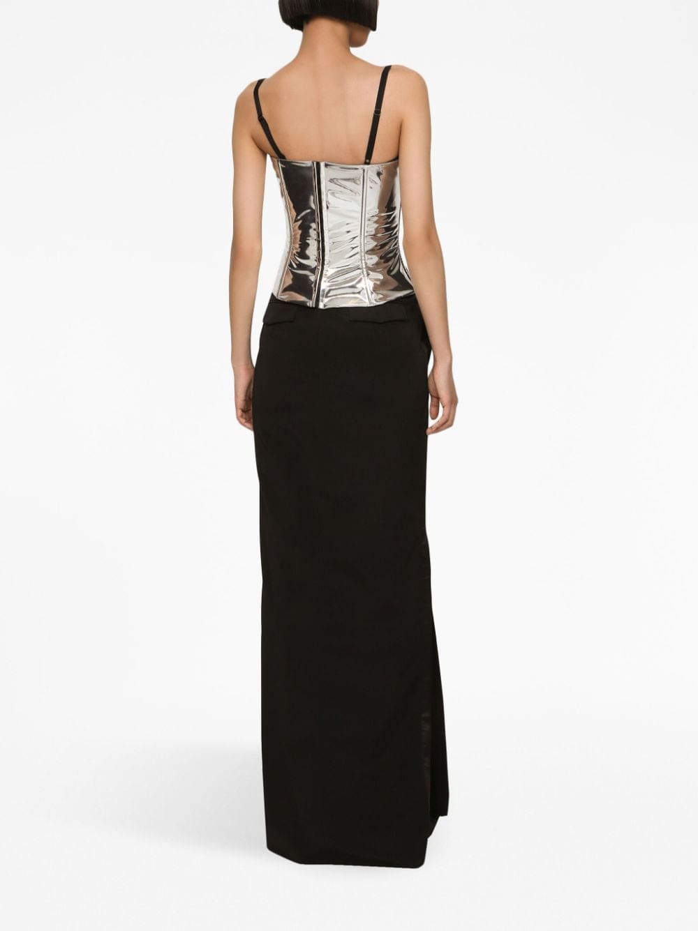 Dolce & Gabbana KIM DOLCE&GABBANA satin corset top - Image 4